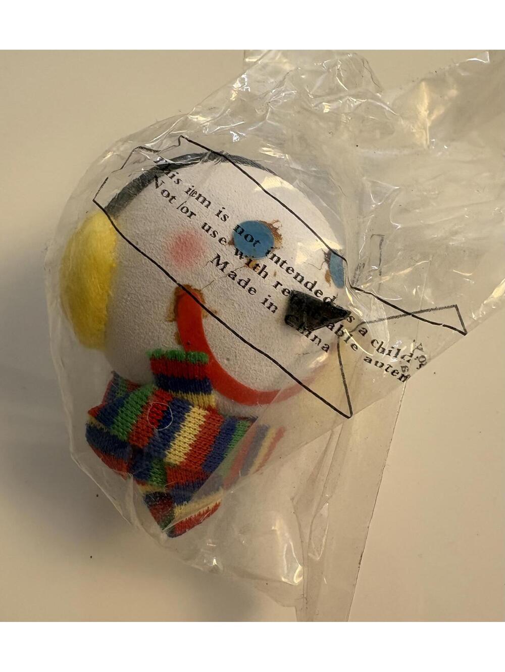 Vintage 2002 SNOWMAN Jack in the Box Antenna Ball